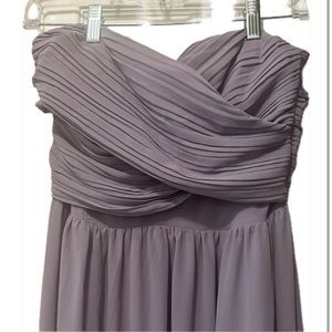 Tobi NWT floor-length strapless formal dress